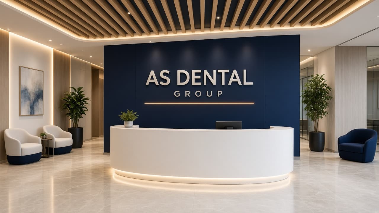 AS Dental Group kurumsal karşılama alanı